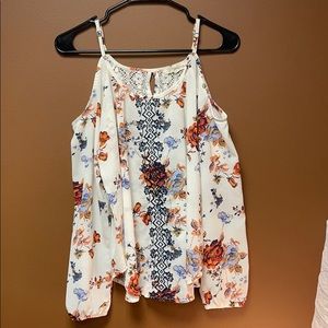 Rewind Flowy Summer Shirt White